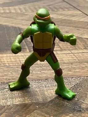 TMNT Michelangelo action figure from the 2007 McDonald's Happy Meal collection.